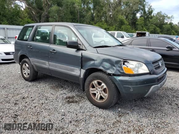 2003 Honda Pilot LX с VIN 2HKYF18153H621276, выставлен на аукционе Copart как лот 63389255 с пробегом 166 337 миль миль и Списание • Salvage title. История ставок и продаж доступна на DreamBid. Изображение 4.