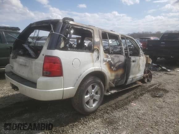 2003 Ford Explorer with VIN 1FMZU65K93ZA11826, listed as a Copart auction lot 47536885 with Not provided miles and Salvage title. Bid and sale history available at DreamBid. Image 3.
