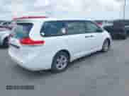 2014 Toyota Sienna L with VIN 5TDZK3DC0ES516239, listed as a IAAI auction lot 42668149 with 178,413 mi miles and . Bid and sale history available at DreamBid. Image 4.