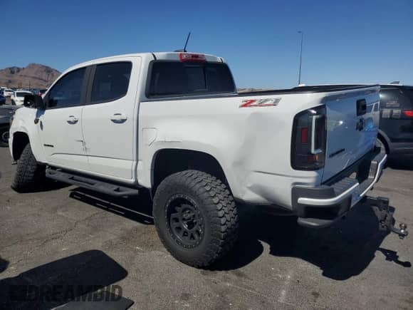 2019 Chevrolet Colorado 2WD Z71 with VIN 1GCGSDEN6K1349228, listed as a Copart auction lot 65421795 with 75,599 mi miles and Salvage title. Bid and sale history available at DreamBid. Image 2.
