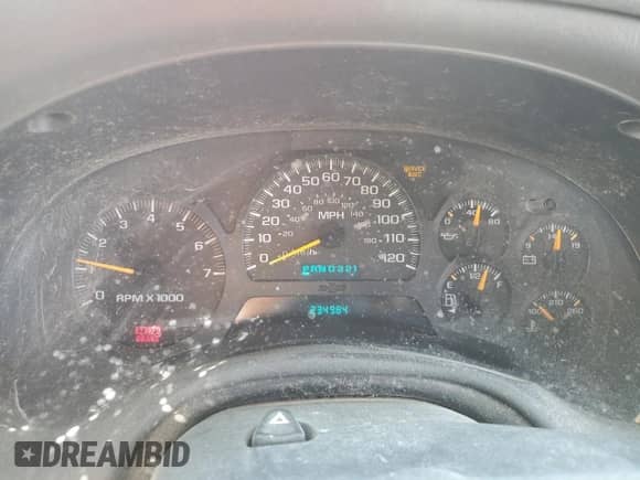 2002 Chevrolet TrailBlazer LS with VIN 1GNDT13S422462068, listed as a Copart auction lot 46504315 with 234,984 mi miles and Salvage title. Bid and sale history available at DreamBid. Image 9.