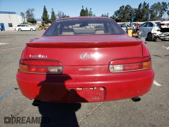 1995 Lexus SC 400 with VIN JT8UZ30C9S0045829, listed as a Copart auction lot 74985563 with 137,372 mi miles and Salvage title. Bid and sale history available at DreamBid. Image 6.