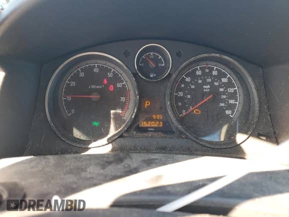 2008 Saturn Astra XR with VIN W08AT671X85074269, listed as a Copart auction lot 61432955 with 152,023 mi miles and Salvage title. Bid and sale history available at DreamBid. Image 9.