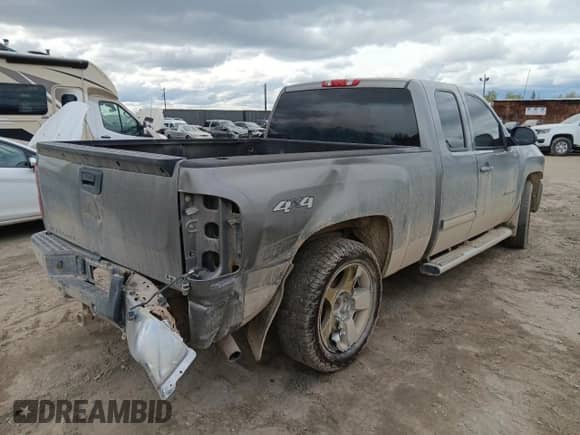 2009 Chevrolet Silverado 1500 LTZ with VIN 1GCEK39J49Z260388, listed as a Copart auction lot 57363865 with 151,689 mi miles and Salvage title. Bid and sale history available at DreamBid. Image 3.