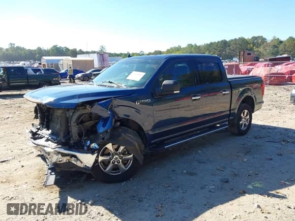 2018 Ford F-150 XL with VIN 1FTEW1EG9JFE07331, listed as a IAAI auction lot 43357883 with 252,170 mi miles and . Bid and sale history available at DreamBid. Image 2.