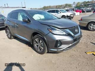 2024 Nissan Murano SV with VIN 5N1AZ2BSXRC119587, listed as a IAAI auction lot 42105764 with 6,411 mi miles and . Bid and sale history available at DreamBid. Image 1.
