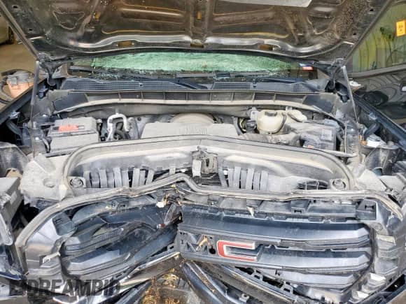 2019 GMC Sierra 1500 with VIN 1GTR9AEF2KZ382899, listed as a Copart auction lot 58992175 with 97,250 mi miles and Salvage title. Bid and sale history available at DreamBid. Image 11.