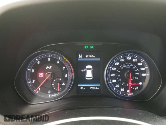 2022 Hyundai Veloster z VIN KMHT36AH1NU012200, wystawiony jako Copart lot #65205535 z przebiegiem 39 074 mil mil oraz Szkoda całkowita • Salvage title. Historia ofert i sprzedaży dostępna na DreamBid. Obrazek 9.