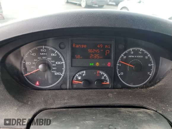 2017 Ram ProMaster Cargo with VIN 3C6TRVDG3HE518539, listed as a Copart auction lot 51711405 with 96,245 mi miles and Salvage title. Bid and sale history available at DreamBid. Image 9.