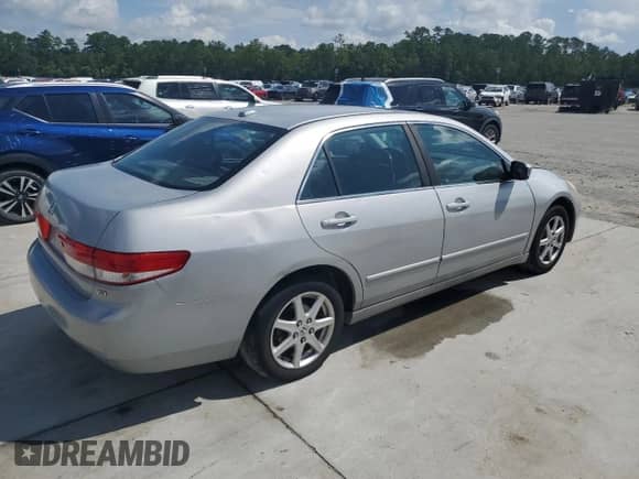 2004 Honda Accord EX with VIN 1HGCM668X4A045143, listed as a Copart auction lot 67016295 with 215,880 mi miles and Salvage title. Bid and sale history available at DreamBid. Image 3.