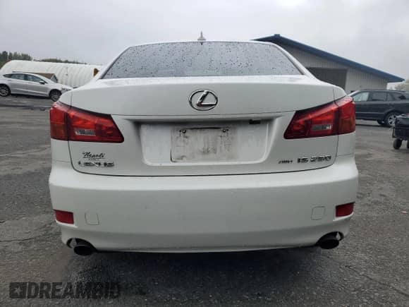 2007 Lexus IS 250 with VIN JTHCK262472015920, listed as a Copart auction lot 83931735 with 143,847 mi miles and Salvage title. Bid and sale history available at DreamBid. Image 6.