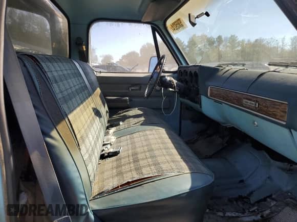 1976 Chevrolet Silverado 1500 z VIN CCV146B170489, wystawiony jako Copart lot #75365924 z przebiegiem 92 718 mil mil oraz Nie do naprawy • Non repairable. Historia ofert i sprzedaży dostępna na DreamBid. Obrazek 10.