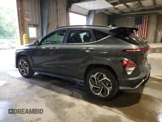 2024 Hyundai Kona N Line with VIN KM8HACA32RU153295, listed as a Copart auction lot 72745504 with 10,865 mi miles and Salvage title. Bid and sale history available at DreamBid. Image 2.
