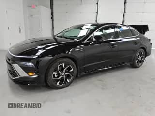 2025 Hyundai Sonata SEL with VIN KMHL64JA7SA470934, listed as a Copart auction lot 81097435 with 11,620 mi miles and Non repairable. Bid and sale history available at DreamBid. Image 1.
