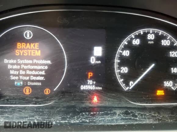 2022 Honda Accord Touring с VIN 1HGCV2F95NA002233, выставлен на аукционе Copart как лот 84621505 с пробегом 45 965 миль миль и Списание • Salvage title. История ставок и продаж доступна на DreamBid. Изображение 9.