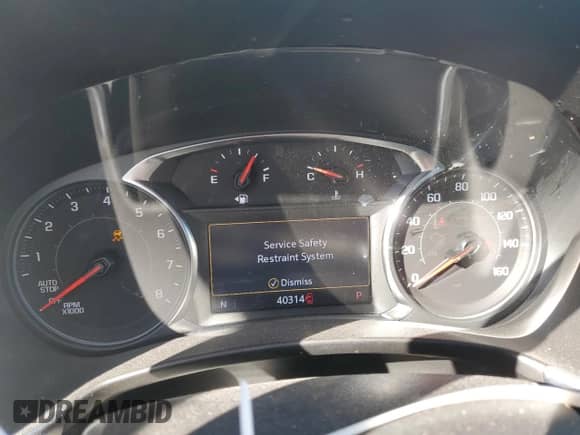 2023 Chevrolet Equinox Premier with VIN 3GNAXNEG8PL193389, listed as a Copart auction lot 76497384 with 40,314 mi miles and Salvage title. Bid and sale history available at DreamBid. Image 9.