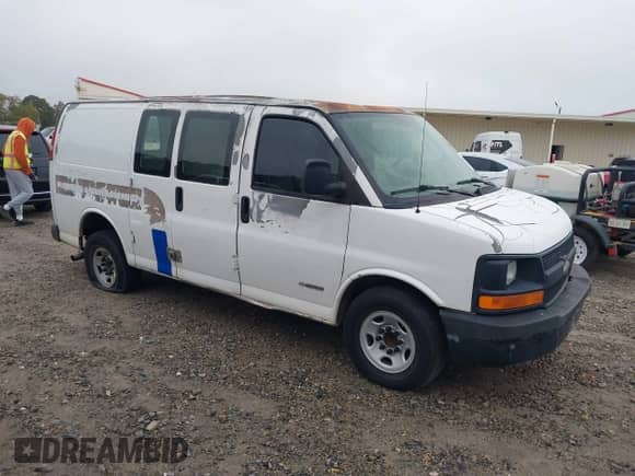 2007 Chevrolet Express Cargo z VIN 1GCGG25V071209611, wystawiony jako IAAI lot #43376566 z przebiegiem 358 292 mil mil oraz . Historia ofert i sprzedaży dostępna na DreamBid. Obrazek 1.