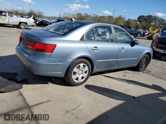 2009 Hyundai Sonata GLS with VIN 5NPET46C99H466791, listed as a Copart auction lot 87401405 with 185,598 mi miles and Clean title. Bid and sale history available at DreamBid. Image 3.