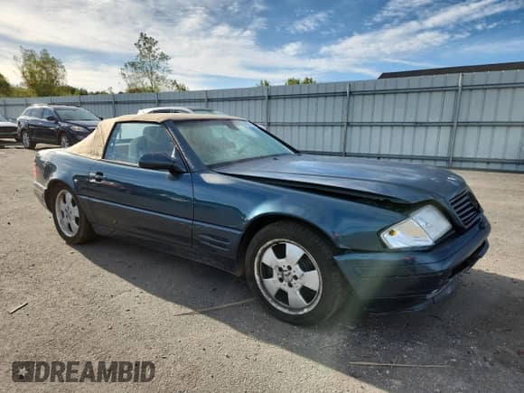 2000 Mercedes-Benz SL 500 with VIN WDBFA68FXYF195292, listed as a Copart auction lot 80186465 with 160,003 mi miles and Clean title. Bid and sale history available at DreamBid. Image 4.