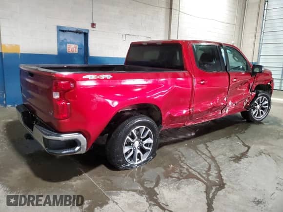2022 Chevrolet Silverado 1500 LT z VIN 3GCPDDEK0NG514762, wystawiony jako Copart lot #82028784 z przebiegiem 52 518 mil mil oraz Szkoda całkowita • Salvage title. Historia ofert i sprzedaży dostępna na DreamBid. Obrazek 3.