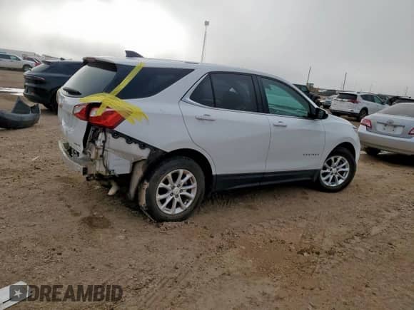 2019 Chevrolet Equinox LT with VIN 2GNAXUEV0K6144791, listed as a Copart auction lot 81705935 with 134,400 mi miles and Salvage title. Bid and sale history available at DreamBid. Image 3.