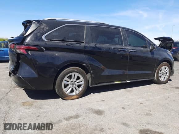 2023 Toyota Sienna Limited с VIN 5TDZRKEC3PS168542, выставлен на аукционе Copart как лот 54612155 с пробегом 85 381 миль миль и Списание • Salvage title. История ставок и продаж доступна на DreamBid. Изображение 3.