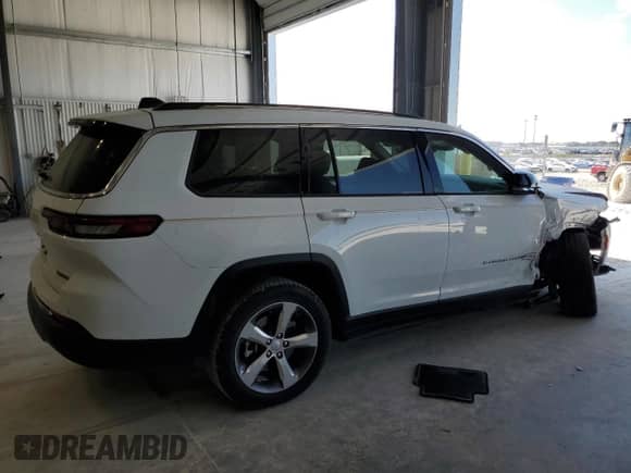 2021 Jeep Grand Cherokee Limited with VIN 1C4RJKBG0M8195616, listed as a Copart auction lot 81815125 with 39,148 mi miles and Salvage title. Bid and sale history available at DreamBid. Image 3.