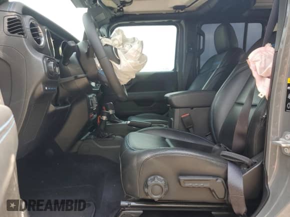 2023 Jeep Wrangler Rubicon with VIN 1C4JJXR63PW647906, listed as a Copart auction lot 63799535 with Not provided miles and Salvage title. Bid and sale history available at DreamBid. Image 7.