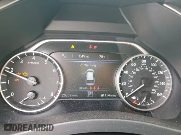 2023 Nissan Murano SV с VIN 5N1AZ2BJ8PC109791, выставлен на аукционе Copart как лот 60996065 с пробегом 20 359 миль миль и Списание • Salvage title. История ставок и продаж доступна на DreamBid. Изображение 9.