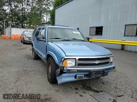 1996 Chevrolet Blazer with VIN 1GNDT13W5T2180946, listed as a Copart auction lot 71750055 with 273,984 mi miles and Salvage title. Bid and sale history available at DreamBid. Image 14.