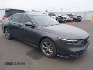 2024 Honda Accord EX z VIN 1HGCY1F36RA003264, wystawiony jako IAAI lot #43183813 z przebiegiem 24 469 mil mil oraz . Historia ofert i sprzedaży dostępna na DreamBid. Obrazek 1.