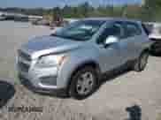 2016 Chevrolet Trax LS with VIN KL7CJKSB2GB665224, listed as a Copart auction lot 80889545 with 185,842 mi miles and Salvage title. Bid and sale history available at DreamBid. Image 1.