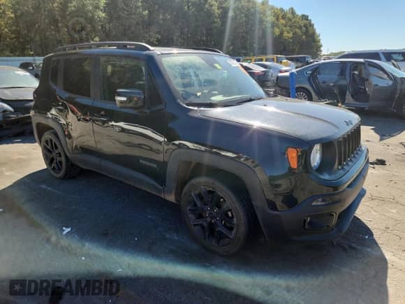2018 Jeep Renegade Latitude with VIN ZACCJABB3JPG85704, listed as a Copart auction lot 87034165 with 126,288 mi miles and Salvage title. Bid and sale history available at DreamBid. Image 4.