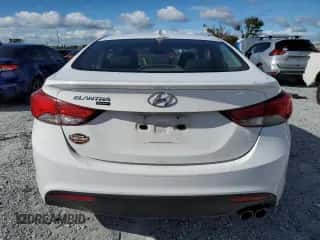 2014 Hyundai Elantra z VIN KMHDH6AHXEU028823, wystawiony jako Copart lot #85475465 z przebiegiem 123 213 mil mil oraz Szkoda całkowita • Salvage title. Historia ofert i sprzedaży dostępna na DreamBid. Obrazek 6.