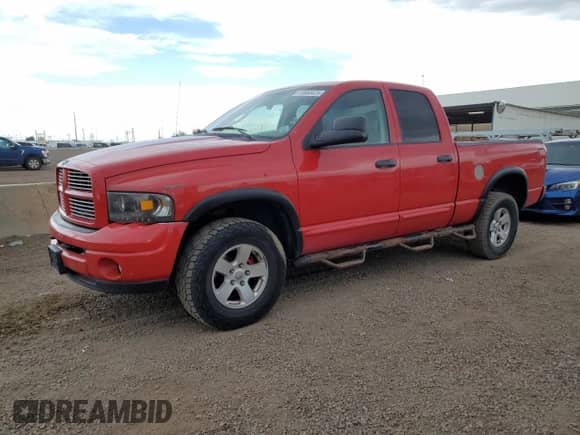2004 Dodge 1500 SLT with VIN 1D7HU18D24S617727, listed as a Copart auction lot 71680425 with 222,868 mi miles and Clean title. Bid and sale history available at DreamBid. Image 1.
