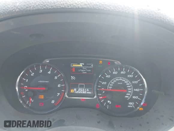 2018 Subaru WRX with VIN JF1VA1A61J9810221, listed as a IAAI auction lot 42632158 with 125,532 mi miles and . Bid and sale history available at DreamBid. Image 7.