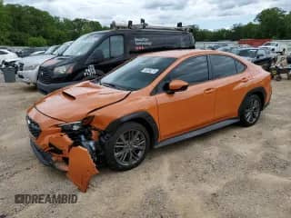 2023 Subaru WRX with VIN JF1VBAA62P9817958, listed as a Copart auction lot 56706275 with 17,717 mi miles and Salvage title. Bid and sale history available at DreamBid. Image 1.