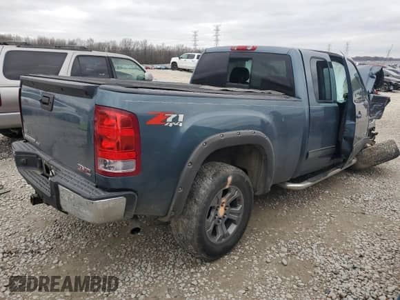 2012 GMC Sierra 1500 SLT with VIN 1GTR2WE73CZ251749, listed as a Copart auction lot 43550165 with Not provided miles and Salvage title. Bid and sale history available at DreamBid. Image 3.