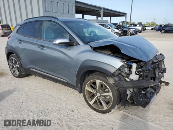 2021 Hyundai Kona Limited с VIN KM8K33A54MU631873, выставлен на аукционе Copart как лот 59839945 с пробегом 37 460 миль миль и Списание • Salvage title. История ставок и продаж доступна на DreamBid. Изображение 4.