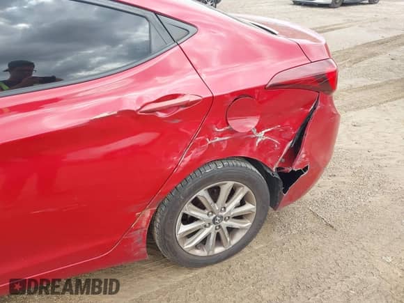 2016 Hyundai Elantra Limited with VIN KMHDH4AE0GU518572, listed as a IAAI auction lot 43283648 with 234,317 mi miles and . Bid and sale history available at DreamBid. Image 6.