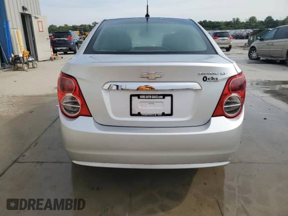 2013 Chevrolet Sonic LT with VIN 1G1JC5SG1D4104894, listed as a Copart auction lot 81385895 with 162,641 mi miles and Salvage title. Bid and sale history available at DreamBid. Image 6.