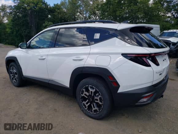 2025 Hyundai Tucson SEL with VIN 5NMJFCDE1SH497492, listed as a Copart auction lot 70523465 with 18 mi miles and Salvage title. Bid and sale history available at DreamBid. Image 2.