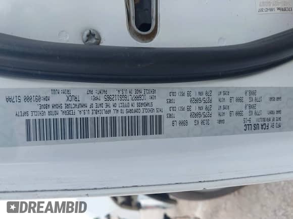 2016 Ram 1500 Big Horn с VIN 1C6RR7LT6GS112965, выставлен на аукционе IAAI как лот 42753312 с пробегом 206 318 миль миль и . История ставок и продаж доступна на DreamBid. Изображение 9.