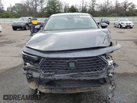 2024 Honda Accord EX-L with VIN 1HGCY2F65RA080286, listed as a Copart auction lot 80812525 with Not provided miles and Salvage title. Bid and sale history available at DreamBid. Image 5.