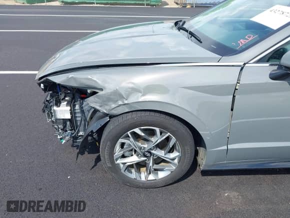 2022 Hyundai Sonata SEL with VIN KMHL14JA9NA245935, listed as a IAAI auction lot 43278725 with 23,625 mi miles and . Bid and sale history available at DreamBid. Image 19.