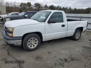 2007 Chevrolet Silverado 1500 Work Truck with VIN 1GCEC14X67Z186885, listed as a Copart auction lot 47254815 with 52,108 mi miles and Salvage title. Bid and sale history available at DreamBid. Image 1.