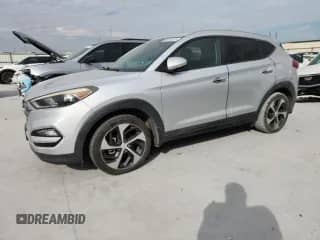 2016 Hyundai Tucson Sport with VIN KM8J33A22GU122726, listed as a Copart auction lot 86442375 with 112,112 mi miles and Clean title. Bid and sale history available at DreamBid. Image 1.