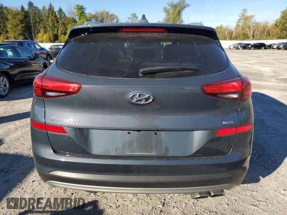 2021 Hyundai Tucson SEL with VIN KM8J3CAL0MU381560, listed as a Copart auction lot 85716855 with 40,231 mi miles and Salvage title. Bid and sale history available at DreamBid. Image 6.