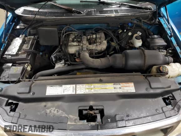 1997 Ford F-150 XL with VIN 1FTDF0720VKA28092, listed as a Copart auction lot 87849295 with 195,813 mi miles and Salvage title. Bid and sale history available at DreamBid. Image 11.