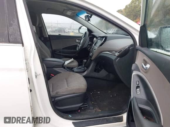 2017 Hyundai Santa Fe SE with VIN KM8SM4HF3HU182998, listed as a IAAI auction lot 43434656 with 115,094 mi miles and . Bid and sale history available at DreamBid. Image 5.